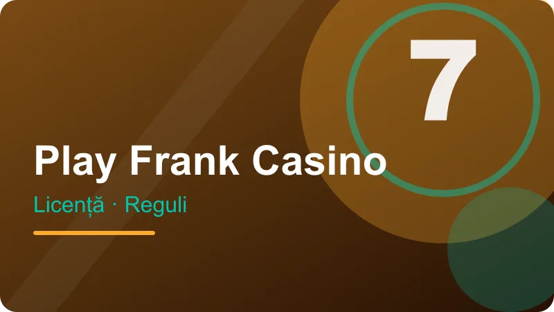 Play Frank Casino – Joc responsabil la Play Frank Casino Joc responsabil la Play Frank Casino – ilustrație pentru secțiunea Play Frank Casino